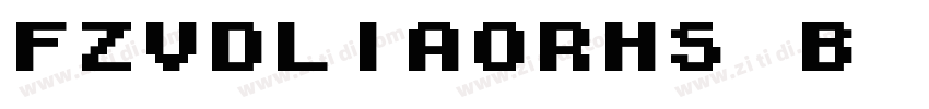 FZVDLIAORHS B GB10字体转换